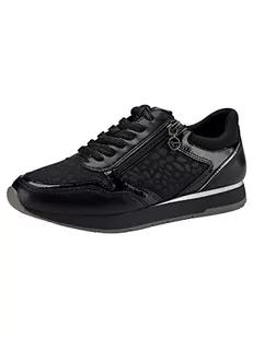 Tamaris Damskie sneakersy 1-1-23603-20 Rozmiar: EU, Blk Suede Blk, 42 EU - Sneakersy damskie - miniaturka - grafika 1
