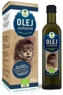 Suplementy diety - MIROSŁAW ANGIELCZYK DARY NATURY OLEJ JUNIOR BIO 250 ml - DARY NATURY 5902581617828 - miniaturka - grafika 1