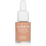 Róże do policzków - LUMENE - INVISIBLE ILLUMINATION - LIQUID BLUSH - Płynny róż z serum - 15 ml - PINK BLOSSOM - miniaturka - grafika 1