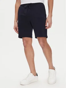 Tommy Hilfiger Szorty sportowe Essential MW0MW37240 Granatowy Regular Fit - Spodenki męskie - miniaturka - grafika 1