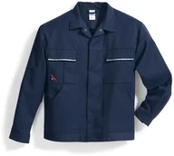 Paski - BP 1602-559-10-44/46n kurtka robocza, ukryty pasek na zatrzask i kieszenie, mieszanka materiału 245,00 g/m², ciemnoniebieska, 44/46n - miniaturka - grafika 1