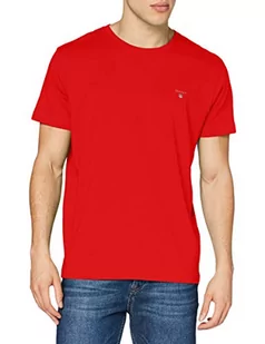 GANT Oryginalny męski t-shirt, Hyper PINK, standardowy, Hyper Pink, XS - Koszulki męskie - miniaturka - grafika 1