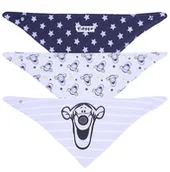 Śliniaki i fartuszki - 3 x Szaro - granatowy śliniak Tygrysek DISNEY - miniaturka - grafika 1