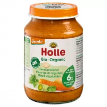 Holle Danie dla niemowlaka - mix warzywny 190 g Bio - Dania dla dzieci - miniaturka - grafika 1