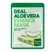 Maseczki do twarzy - FarmStay, Real Aloe Vera Essence Mask, Nawilżająca Maseczka W Płachcie Z Ekstraktem Z Aloesu, 23ml - miniaturka - grafika 1