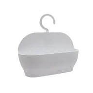 Pojemniki łazienkowe - Organizer prysznicowy CITY duży biały - miniaturka - grafika 1