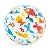 Materace dmuchane i koła do pływania - Intex, piłka dmuchana Rybki - miniaturka - grafika 1