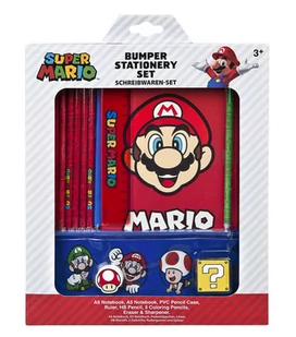 Zestaw przyborów szkolnych SUPER MARIO 12el. - Przybory szkolne - miniaturka - grafika 1