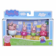 Maskotki i pluszaki - Hasbro Peppa Pig 3 Inch Figure 4-Pack Peppa's Family Bedtime F21925X00 - miniaturka - grafika 1