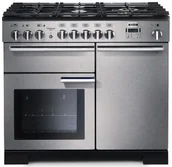 Kuchenki gazowo-elektryczne - Kuchnia FALCON Professional Deluxe 100 Stal nierdzewna chrom - miniaturka - grafika 1