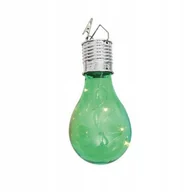 Lampy ogrodowe - Lampka dekoracyjna solarna żarówka zielona SOLAR - miniaturka - grafika 1