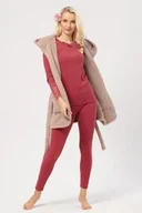 Kamizelki damskie - Kamizelka damska krótka z miękkiej dzianiny typu baranek LHW 155 Key - miniaturka - grafika 1