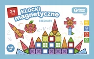Klocki - Smily Play Klocki magnetyczne 34el - miniaturka - grafika 1