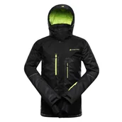 Kurtki narciarskie - Kurtka męska narciarska snowboardowa 15.000 Alpine Pro Dear 2 k.czarny r.XL - miniaturka - grafika 1