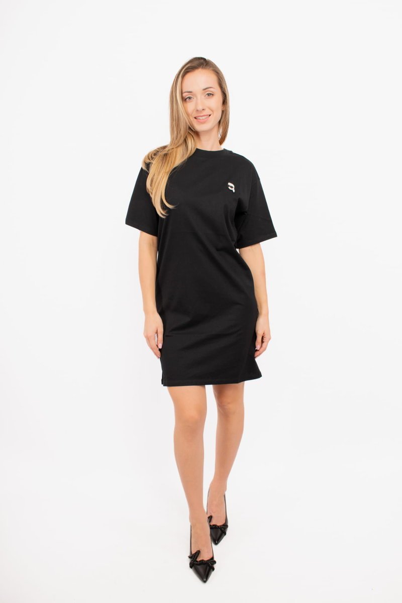 Sukienka damska Karl Lagerfeld 245W1352 czarny - XS
