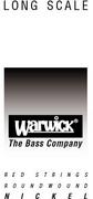 Struny gitarowe  - Warwick 46030 RED.030, Nickel-Plated Steel, struna pojedyncza do gitary basowej - miniaturka - grafika 1