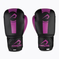Rękawice bokserskie - Rękawice bokserskie Overlord Boxer czarne 100003-PK  10 oz - miniaturka - grafika 1