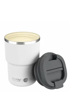 Kubek termiczny Asobu Coffee Express Tumbler 0,36 l - white - Kubki termiczne - miniaturka - grafika 1
