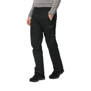 Męskie spodnie wodoodporne Jack Wolfskin PARANA PANTS M black - 46 - Spodnie narciarskie - miniaturka - grafika 1