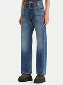 Spodnie damskie - G-Star Raw Jeansy Bowey D25372-E352 Niebieski Loose Fit - miniaturka - grafika 1