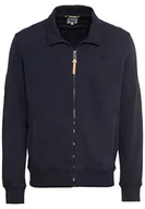 Kurtki męskie - camel active Męska kurtka z dzianiny 409408/7W01, niebieski (Night Blue), S - miniaturka - grafika 1