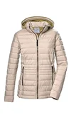 Kurtki damskie - G.I.G.A. DX Damska kurtka pikowana/przejściowa z kapturem GS 69 WMN QLTD JCKT, jasnobeżowa, 38, 42685-000 - miniaturka - grafika 1