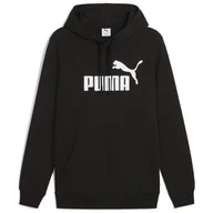 Bluzy sportowe męskie - Męska bluza Puma ESS No. 1 Logo Hoodie TR Rozmiar: L / Kolor: czarny - miniaturka - grafika 1