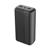 Powerbanki - Maxlife Power bank MXPB-02 30000 mAh czarny - miniaturka - grafika 1