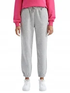 Spodnie damskie - DEFACTO SPODNIE DRESOWE DAMSKIE OCIEPLANE SZARE XS J9A - miniaturka - grafika 1