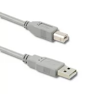 Kable komputerowe i do monitorów - Qoltec Kabel USB Kabel USB 2.0 A męski | USB B męski | 5m 50392 - miniaturka - grafika 1