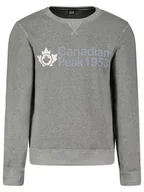 Bluzy męskie - Canadian Peak Bluza "Ganteak" w kolorze szarym - miniaturka - grafika 1