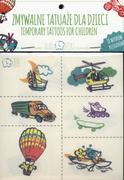 Zabawki kreatywne - Zuzu Toys Zmywalne tatuaże dla dzieci Pojazdy Ola Cieślak - miniaturka - grafika 1