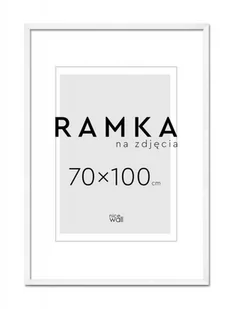 Ramka na zdjęcia B1 70x100 cm Biała - Ramki na zdjęcia - miniaturka - grafika 1
