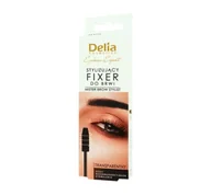 Akcesoria i kosmetyki do stylizacji brwi - Delia Cosmetics Eyebrow Expert Stylizujący Fixer do brwi Transparentny - miniaturka - grafika 1