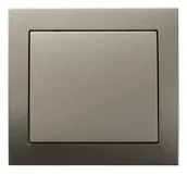 Wyłączniki światła i elektryczne - Ospel Kier satyna łącznik jednobiegunowy ŁP-1W/45 ŁP-1W/45 - miniaturka - grafika 1