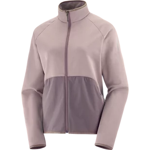 BLUZA DAMSKA SALOMON ESSENTIAL FZ MID W C21922 - Bluzy sportowe damskie - miniaturka - grafika 1