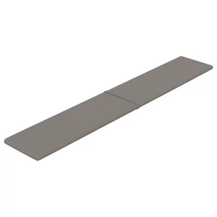 Panele ścienne, 12 szt., jasnoszare, 90x15 cm, aksamit, 1,62 m² - Panele ścienne i boazeria - miniaturka - grafika 4