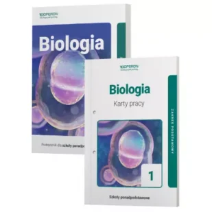 Biologia 1. Podręcznik i karty pracy. Szkoły ponadpodstawowe. Zakres podstawowy - Podręczniki do technikum - miniaturka - grafika 1