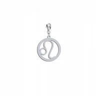 Bransoletki - Srebrny Charms Znak zodiaku LEW DEDYKACJA - miniaturka - grafika 1