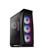 Obudowy komputerowe - Aerocool One Frost Midi-Tower, Tempered Glass - czarny - miniaturka - grafika 1