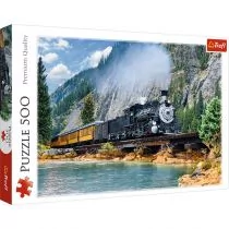 Trefl Puzzle 500 Elementów Górski Pociąg 37379 - Puzzle - miniaturka - grafika 1