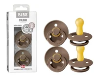 Smoczki uspokajające - BIBS Duo Colour Dark Oak m Smoczek Uspokajający Kauczuk Hevea - miniaturka - grafika 1