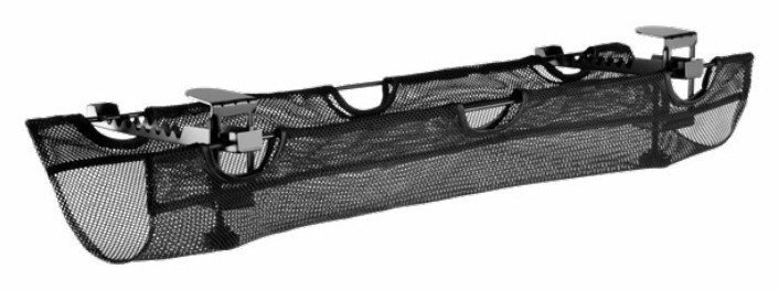 ICY BOX IB-EWA102-CM Biurko Korytko kablowe Czarny 1 szt.