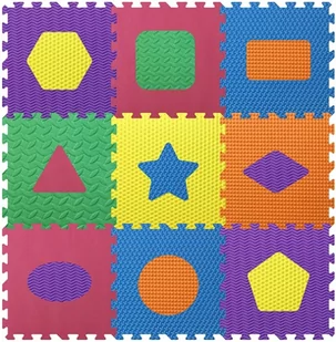 Mata piankowa sensoryczna różne struktury puzzle piankowe - Zabawki interaktywne dla dzieci - miniaturka - grafika 1