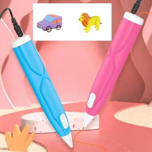 Długopis Drukarka 3D Pen Zestaw Kreatywny Niska Temperatura - Długopisy - miniaturka - grafika 9