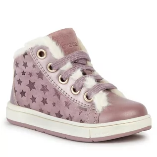 Buty dla dziewczynek - Sneakersy Geox B Trottola Girl B364AD 007NF C8006 S Dk Pink - grafika 1