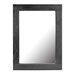 Stonebriar Rustykalne prostokątne czarne malowane drewniane ramy wiszące lustro ścienne do wyświetlania pionowego lub poziomego, 61 cm x 45 cm - Lustra - miniaturka - grafika 1