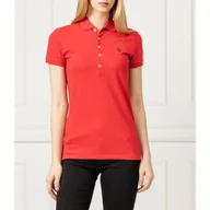 Koszulki i topy damskie - POLO RALPH LAUREN Polo Julie | Slim Fit | pique - miniaturka - grafika 1