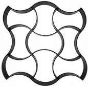 Pozostałe narzędzia ogrodowe - Forma Kamienia Kostki Brukowej Beton Matryca 50X50 - miniaturka - grafika 1