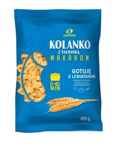 LEWIATAN MAKARON KOLANKO Z FALBANKĄ 400G